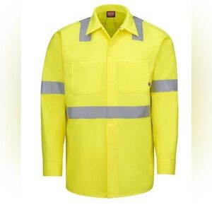 Hi Vis Class 2 Men's Long Sleeve Uniform Shirt ( XL- RG)